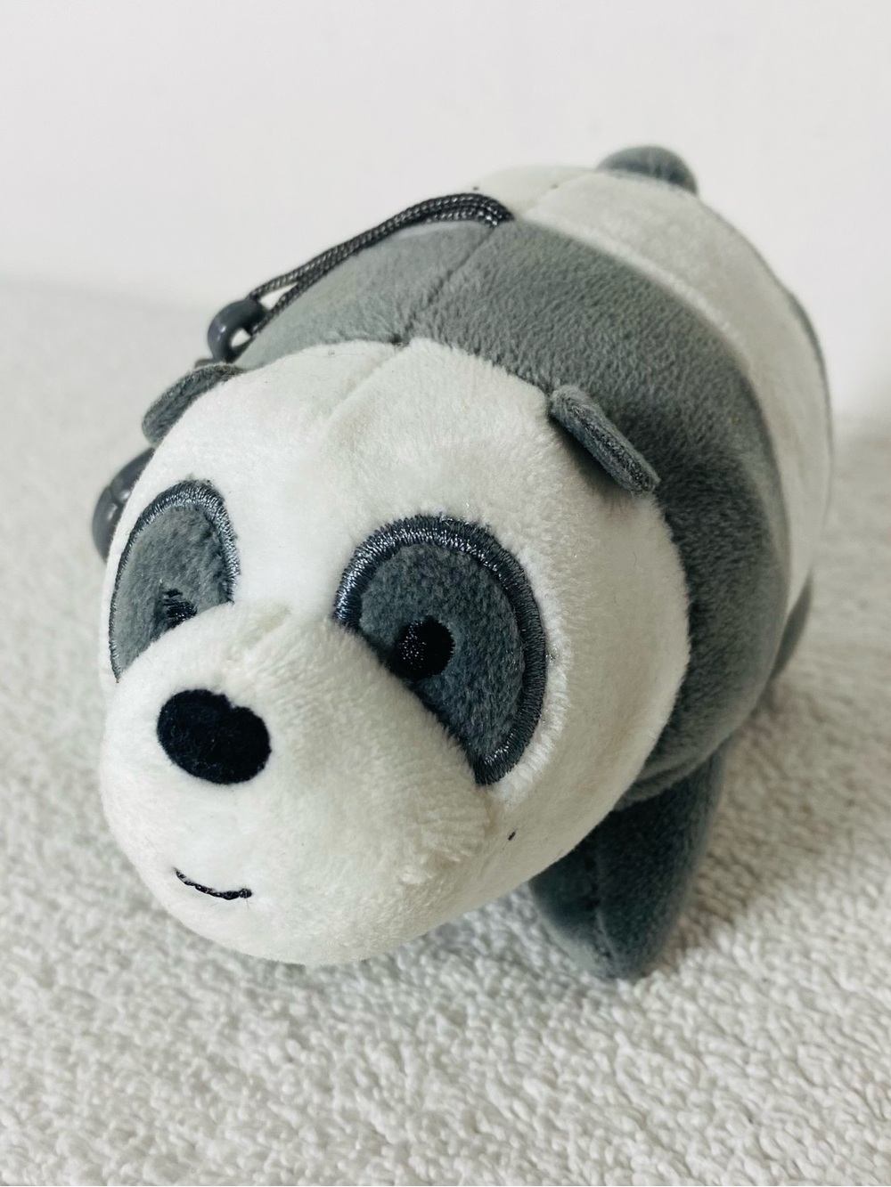 Cartoon Network We Bare Bears Panpan Panda Mini Plush Keychain Bag Acccessory
